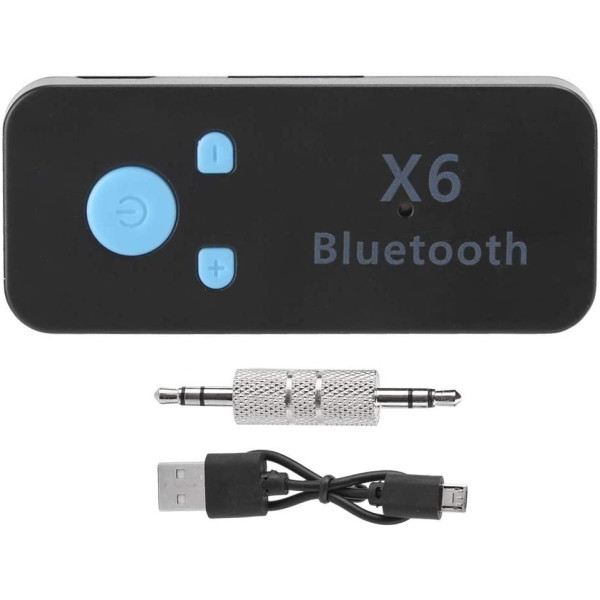 Трансмиттер Bluetooth приемник аудио ресивер BT-X6 черный