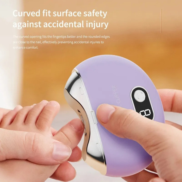 Аккумуляторная Электропилка кусачки для ногтей 2в1 W458 с USB