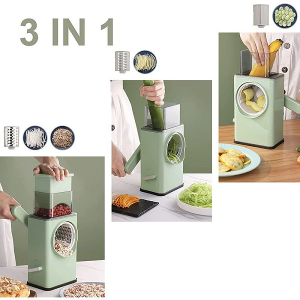 Измельчитель овощей 3в1 Ручная овощерезка VEGETABLE CUTTER