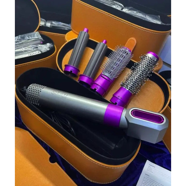 Мультистайлер 5 в 1 Hot Air Styler для разных типов волос с функциями придания объема + коробка