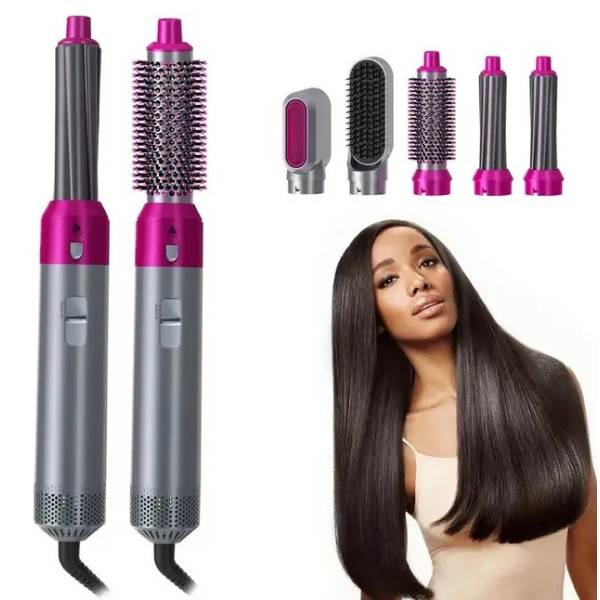 Мультистайлер 5 в 1 Hot Air Styler для разных типов волос с функциями придания объема + коробка