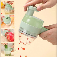 Портативная овощерезка измельчитель 4в1 Food Chopper для фруктов и овощей