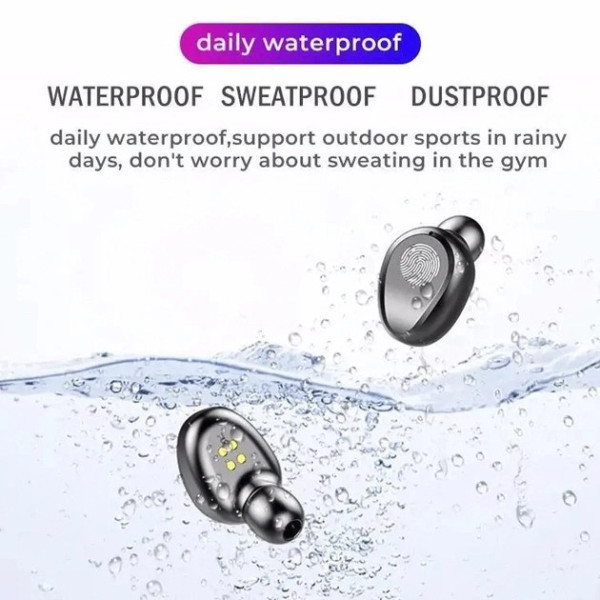 Беспроводные Bluetooth наушники Amoi F9 2000 мАч Black