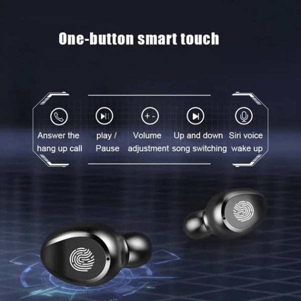 Беспроводные Bluetooth наушники Amoi F9 2000 мАч Black