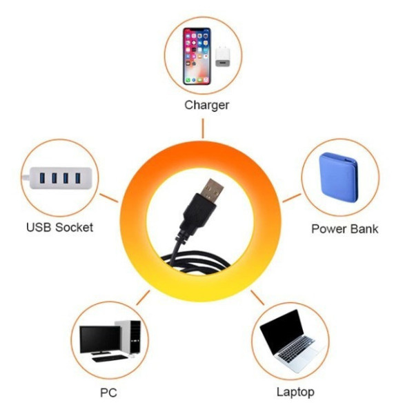 Проекционная лампа заката солнца Sunset lamp RGB, разноцветная 16 цветов