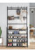 Вешалка New simple floor clothes rack для одежды с полками для обуви 150х60x26см