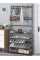 Вешалка New simple floor clothes rack для одежды с полками для обуви 150х60x26см