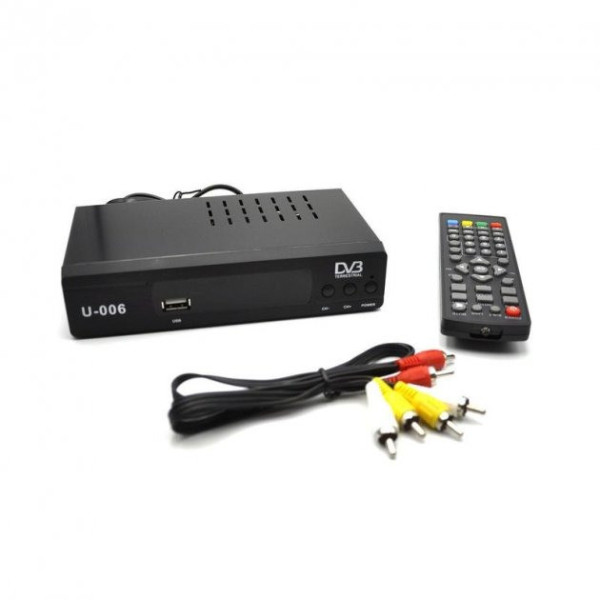 Цифровой тюнер для ТЫ DVB-T2 UNIQUE / ТВ ресивер, приставка Т2 С IPTV U006