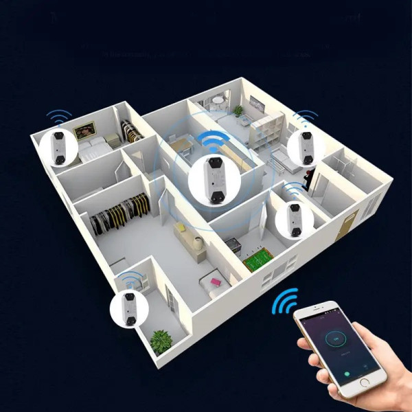 Умное WI-FI релле SMART HOME, 10А , Беспроводной выключатель для умного дома Wi-fi выключатель