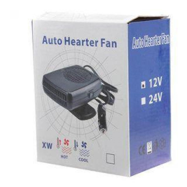 Автомобільний нагрівач салону від прикурювача Auto Heater HJ-703 Fan 12 вольтів DC 200 Вт