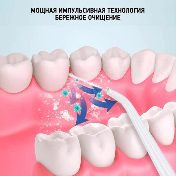 Портативный ирригатор для полости рта Power-floss Shining Ipx7 LY-314 Blue