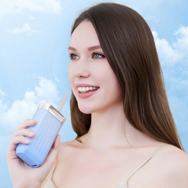 Портативный ирригатор для полости рта Power-floss Shining Ipx7 LY-314 Blue