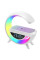 Ночник настольный с беспроводной зарядкой RGB Happy Light Smart Light Sound Machine 24см