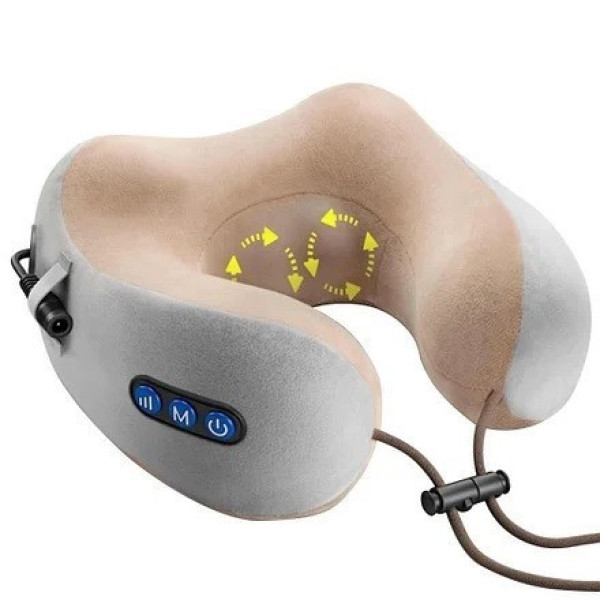 Беспроводная массажная подушка Gelius Smart Pillow Massager GP-PM001 с функцией памяти и инфракрасным подогрев