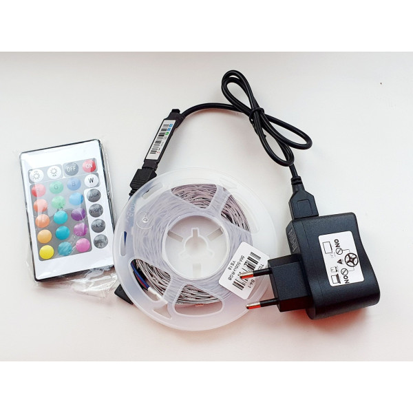 Светодиодная USB лента 5 м Rope-Lights SMD5050 IP65 RGB с контроллером