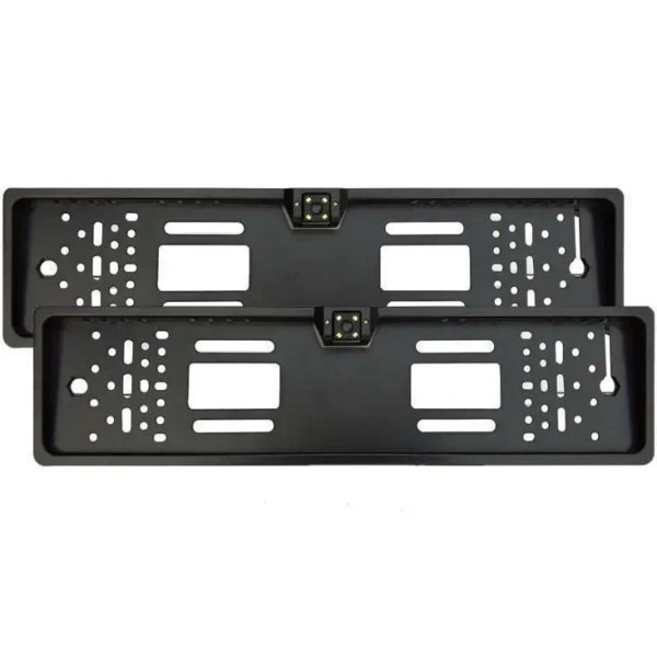 Камера заднього огляду номерної рамки для авто з 16 LED-підсвіткою Black