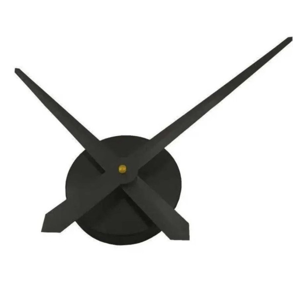 Большие дизайнерские настенные 3D часы 120 см ZH1725 для интерьера чёрный и серый