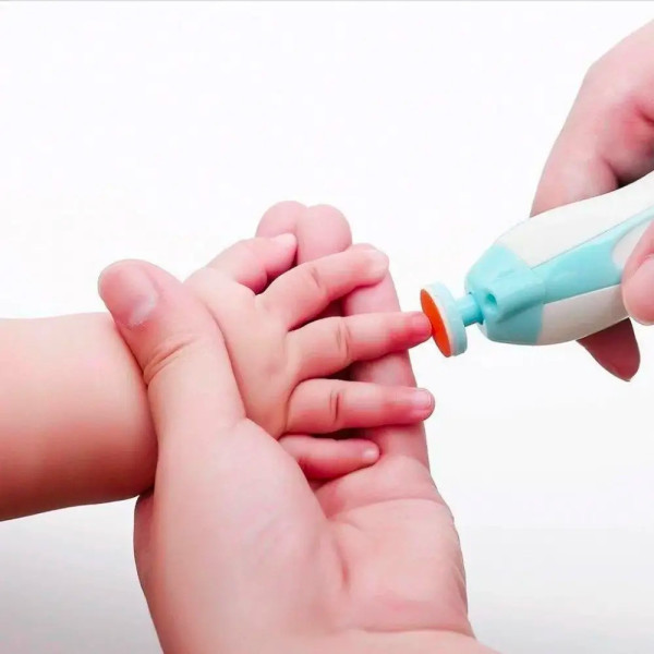 Акумуляторна дитяча пилка тример для нігтів і 6 насадок NAIL TRIMMER XL-667