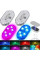 Светильник аккумуляторный RGB для салона авто 2 шт, автономное освещение подвесная магнитная лампа ночник