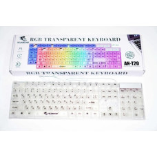 Дротова клавіатураYelandar AN-T20 USB RGB мембранна з підсвіткою White 8923