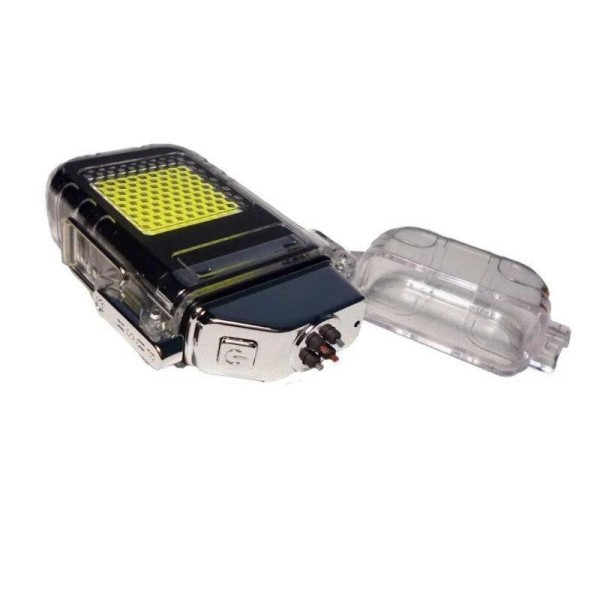 Запальничка електроімпульсна спіральна USB з ліхтариком із захистом від вологи 9258