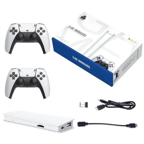 Детская игровая приставка M15 4K 64GB с 20000 игр консоль с двумя беспроводными джойстиками