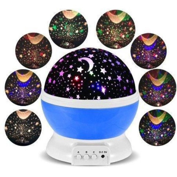 Обертовый ночник-проектор Звёздное небо 3D Star Master Dream QDP01