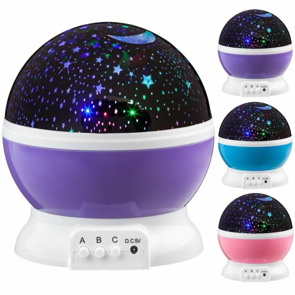 Обертовый ночник-проектор Звёздное небо 3D Star Master Dream QDP01