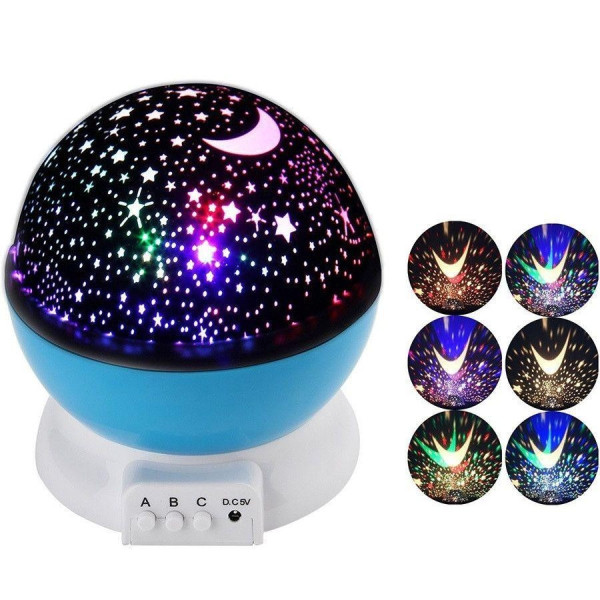 Обертовый ночник-проектор Звёздное небо 3D Star Master Dream QDP01