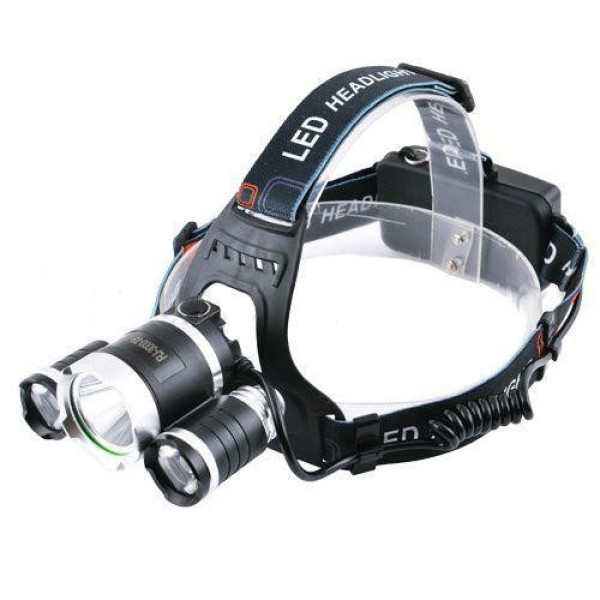 Налобный фонарь 3 Led RJ 3000 T6