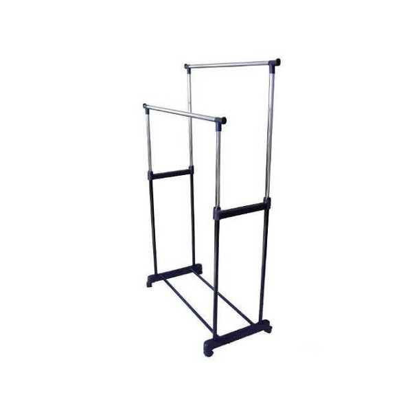 Стойка для одежды подвижная Double Pole Clothers Horse (30 кг)