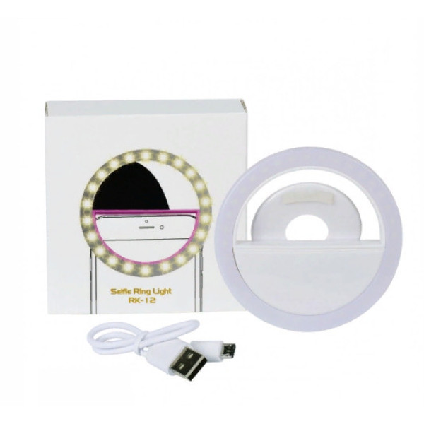 Светодиодное кольцо для селфи Selfie Ring Light RK-12