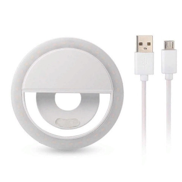 Светодиодное кольцо для селфи Selfie Ring Light RK-12
