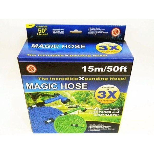 Поливной шланг Magic Hose 15 метров с распылителем
