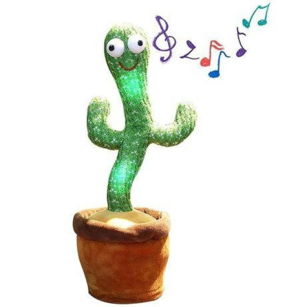 Музична іграшка Танцюючий Певучий Кактус Dancing Cactus TikTok