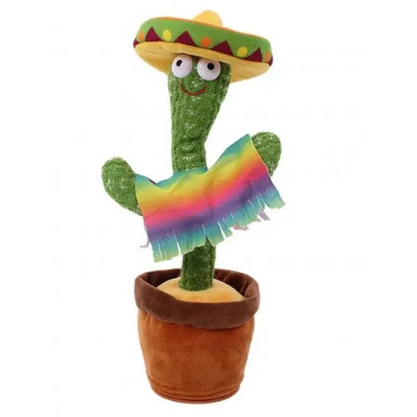 Музична іграшка Танцюючий Певучий Кактус Dancing Cactus TikTok