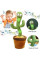 Музична іграшка Танцюючий Певучий Кактус Dancing Cactus TikTok