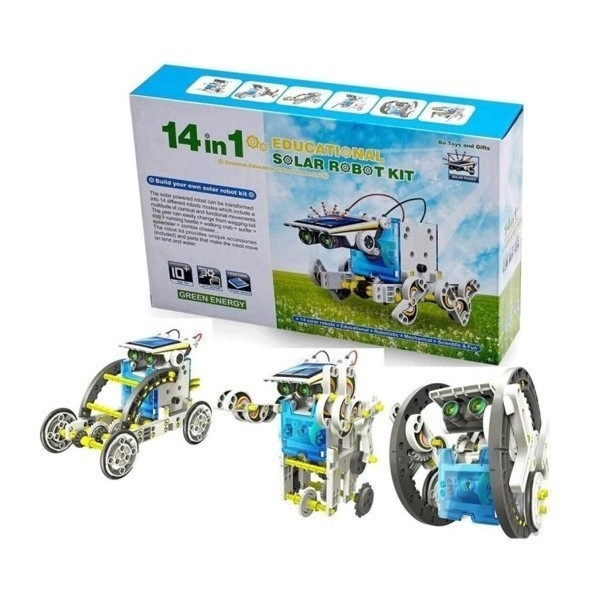 Конструктор робота на сонячних батареях Solar Robot 14 в 1