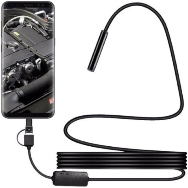 Эндоскопическая камера Android и ПК Endoscope 7мм