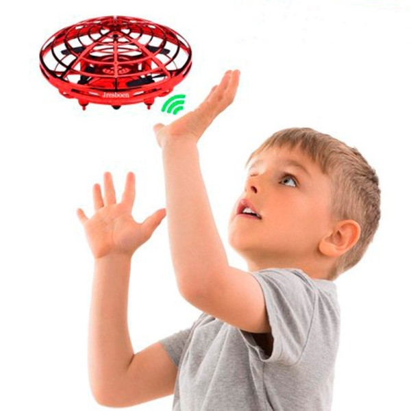 Дитячий дрон квадрокоптер UFO Hand pro LED Y1102 — інтерактивний індукційний