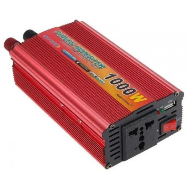 Автоинвертор переобразователь напряжения Power Inverter 1500 Вт 12V-220V AC/DC