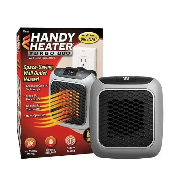 Портативный керамический обогреватель Handy Heater TURBO 800 Вт