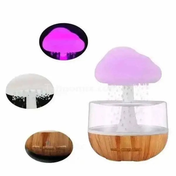 Ночник увлажнитель Cloud Rain Humidifier с эффектом дождя и подсветкой