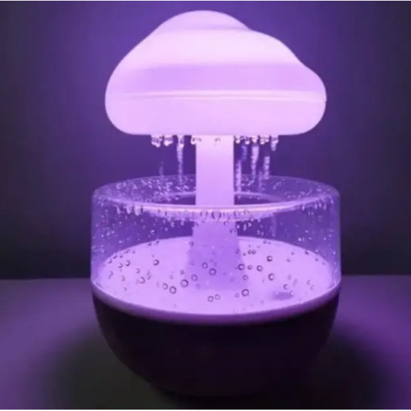Ночник увлажнитель Cloud Rain Humidifier с эффектом дождя и подсветкой