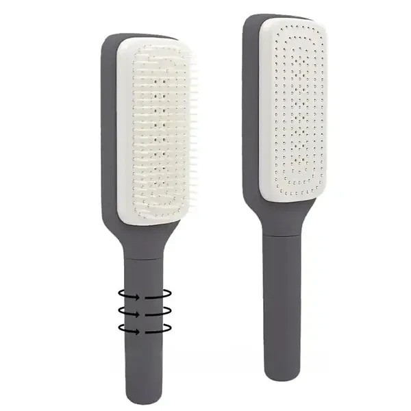 Расческа массажная Hair straightener AND LY-639 с функцией самоочистки