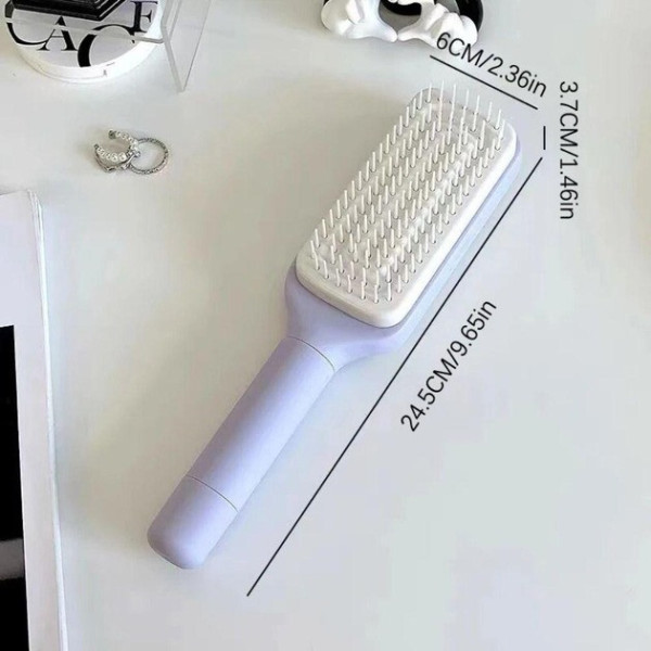 Расческа массажная Hair straightener AND LY-639 с функцией самоочистки