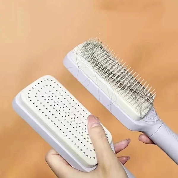 Расческа массажная Hair straightener AND LY-639 с функцией самоочистки