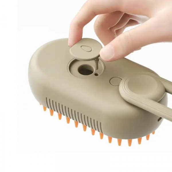 Щетка с паром Steamy Brush для груминга домашних животных
