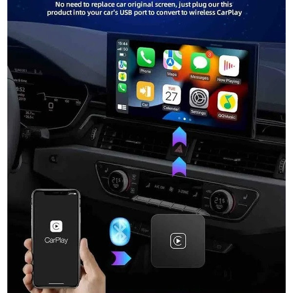 Bluetooth адаптер для CarPlay в автомобиль