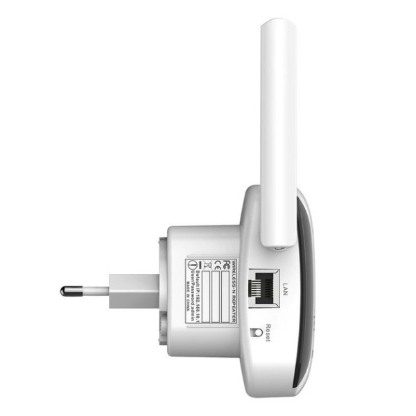 Репитер Wi-Fi LV-WR29 с вилкой для розетки и функцией увеличения диапазона беспроводного сигнала